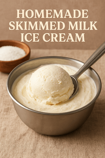 Homemade Skimmed Milk Ice Cream – The Traditional Way